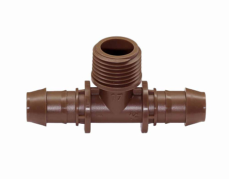 Тройник штуцерный 17х1/2"х17 мм НР Rain Bird XFF-TMA-050